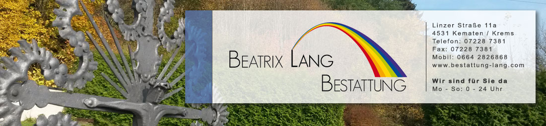Beatrix Lang – Bestattung